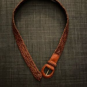 Women’s Medium Woven Leather Belt